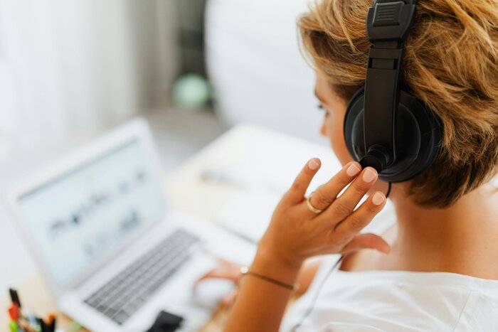 Appel vidéo avec le médecin